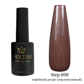 Moltini цветной гель-лак "Step" 008. 12 мл.